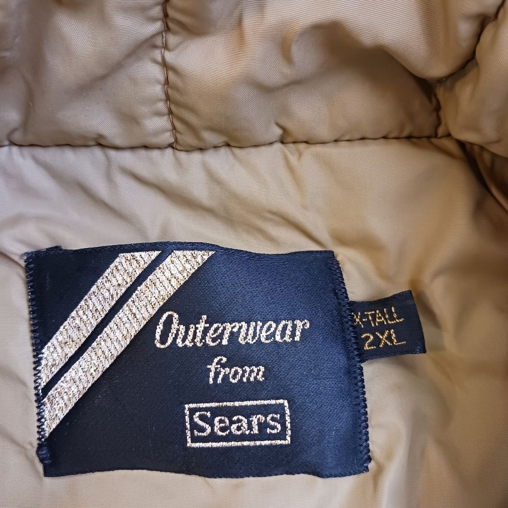 Vintage Sears Puffer Vest Snap Closure Western Ut… - image 4